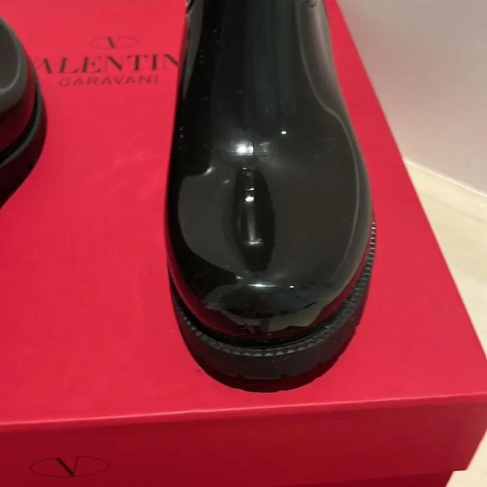 Valentino Garavani Rockstud Rain Boots Black Size 37 / US 7